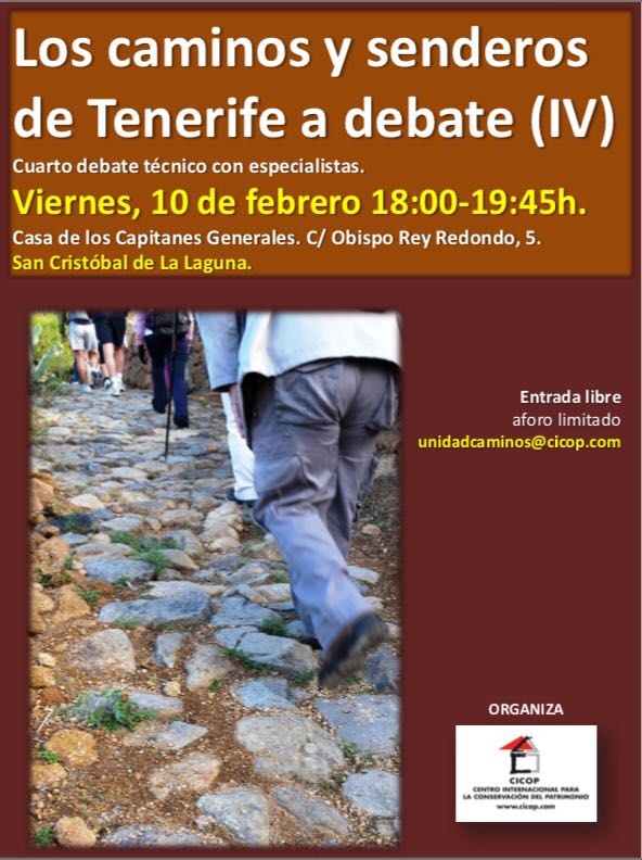 Los caminos y senderos de tenerife a debate