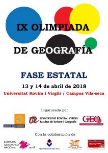 Olimpiada de Geografía - Fase Estatal