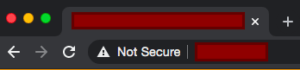 Web no segura sin https